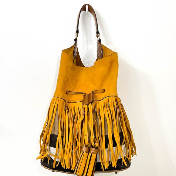 Burberry Susanna fringe bag with clutch - Picture 5 of 16